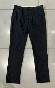 Rag & Bone Fit 2 Mid-rise Flyweight Chino Trousers Black Mens W34 L32 - Picture 1 of 5