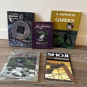 5 Books on The Japanese Zen Gardens And Water Gardens, Shoji Japanese Screens - Bild 1 von 6