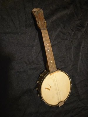 VINTAGE BANJO UKULELE MAY BELL SLINGERLAND- For Parts or Repair - Image 1 of 4