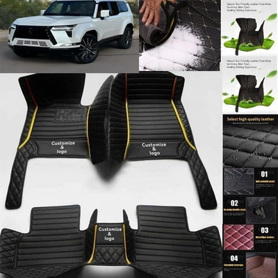 For Lexus GX Car Floor Mats Luxury Waterproof Carpets Liners Interior Auto Foto 1 de 4