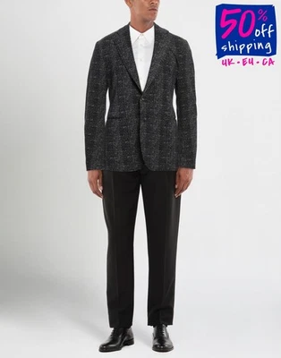 Chaqueta Blazer Emporio Armani PVP€780 EU46 US36 S Cuadros Forrada de un solo pecho Foto 1 de 4
