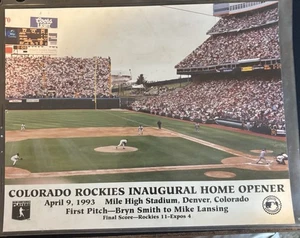 Colorado Rockies Eröffnungsöffner Tickets Pins Papiereinsatz Kalender Programme - Bild 1 von 9