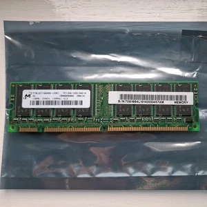 128MB Micron MT8LSDT1664AG PC133U Synch 133Mhz CL3 SDRAM 168pin DIMM Memory RAM - Picture 1 of 2