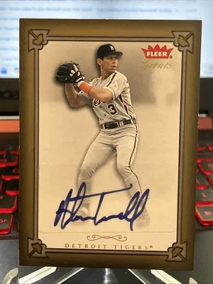 2004 FLEER GREATS ALAN TRAMMELL CERTIFIED AUTO AUTOGRAPH CARD #GBA-AT tigers - Image 1 of 4