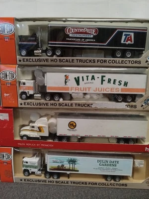 NEW CON COR HO ASSORTED SEMI TRUCKS & TRAILERS ( RARE SET ) - Image 1 of 3