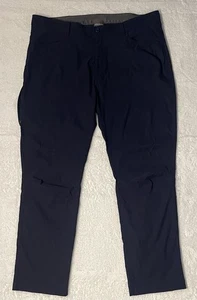 Eddie Bauer Herren Stretch Navy Tech Hose Größe 40x32 Storm Repel Straight Leg - Bild 1 von 2