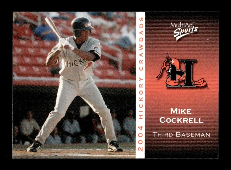 2004 Multi-Ad Hickory Crawdads #11 Mike Cockrell NM Near Mint BXCP05 - Image 1 of 2