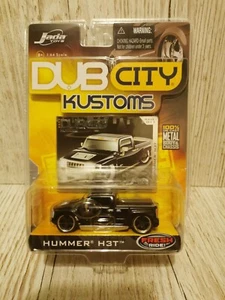 JADA TOYS DUB CITY KUSTOMS DIECAST HUMMER H3T BLACK - Picture 1 of 1