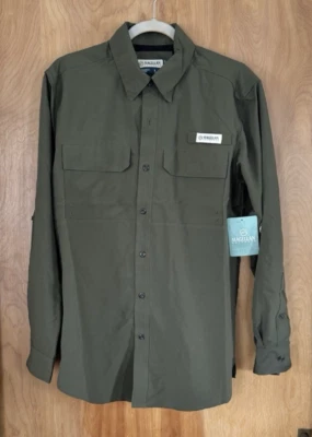 Camisa Magellan Outdoors Calce Clásico Para Hombre Talla L Barton Creek Manga Larga Bolsillos Foto 1 de 3