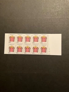 Monaco Scott #1609a mai incernierato bklt - Foto 1 di 1