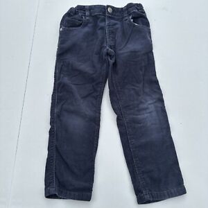  4-5 Years Kids Trousers Corduroy M&S Party Casual Smart Blue 
