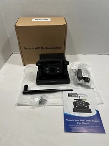 Voonoa Wireless Solar WiFi Backup Camera | Magnetic Mount, HD 1080P Clear Night - Picture 1 of 8