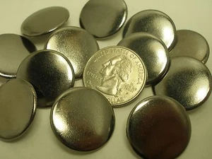 Nuevos lotes de botones de metal de plata oscura tamaños 1 1/8, 7/8, 13/16, 11/16, 5/8 #S3 - Imagen 1 de 15