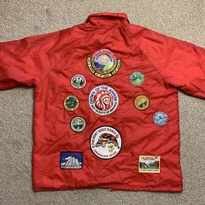 Boy Scouts of America Jacket Windbreaker Order Of The Arrow Vintage Rare XL - Picture 1 of 10