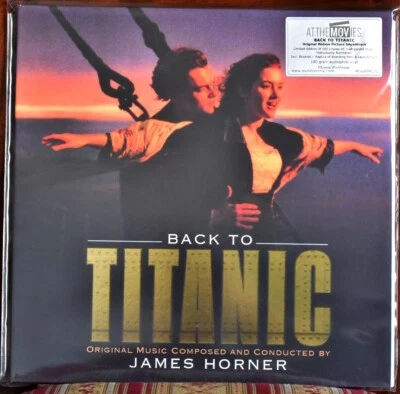 AUDIOPHILE SDTK JAMES HORNER Back to Titanic 2LP 180g  COLOURED VINYL No. #92 SS - Image 1 of 2