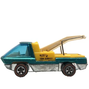 Hot Wheels Redline The Heavyweights Tow Truck 1969/1970 Aqua - Made In Hong Kong - Picture 1 of 11