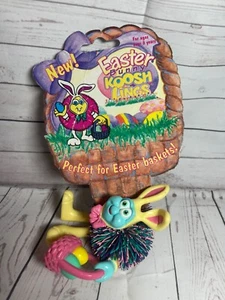 NEW Koosh Easter Bunny Kooshlings 1997 OddzOn Vintage Toy - Picture 1 of 3