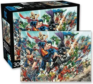 DC Comics Cast 3000 Teile Puzzle 820mm x 1150mm (NM) REDUZIERT!! - Picture 1 of 1