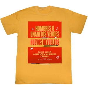 Hombres G Band Huevos revueltos Tour 2 Dallas T Shirt Full Size S-5XL - Picture 1 of 3