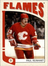 2004-05 ITG Franchises Canadian Calgary Flames Hockey Card #14 Paul Reinhart