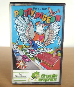 Percy The Potty Pigeon ZX Spectrum Game Gremlin Graphics Tested - Picture 1 of 4