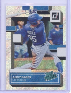 2022 Panini Donruss Andy Pages Rated Prospect Rapture - Dodgers - Picture 1 of 2