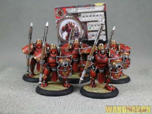 40mm Warmachine WDS painted Khador Man-O-War Shocktroopers Unit (plastic) a89 - Picture 1 of 9