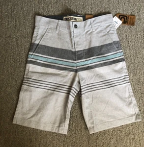 Distortion Boys Shorts Gray Size 12 New With Tags - Picture 1 of 4