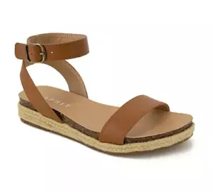 Esprit Jenna sandali espadrillas marroni punta aperta fibbia cinturino regolabile alla caviglia tg7 - Foto 1 di 8