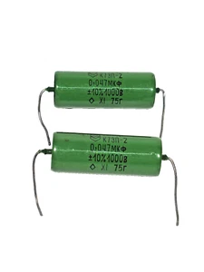 0.047uF 1000V +/- 10% K73P-2 Audio Ruso PETP CONDENSADORES NOS.CANTIDAD-10 - Imagen 1 de 3