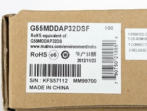 Matrox G55MDDDAP32DSF scheda grafica Millennium G550 *NUOVA* - Foto 1 di 3