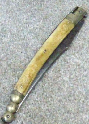 古董法国纳瓦哈城堡折叠扣刀 — 第 1/4 张图片