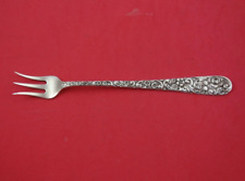 Repousse by Jacobi and Jenkins Sterling Silver Cocktail Fork 5 3/4"