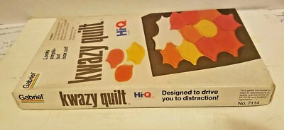 Vintage 1977 Gabriel "Hi-Q Puzzle Kwazy Quilt" Brain Teaser Puzzle  - Image 1 of 4