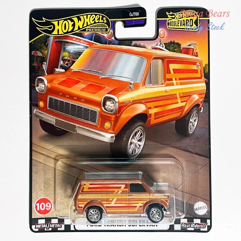 Mattel Hot Wheels Premium 2024 Boulevard #109 Ford Transit Supervan *New* GJT68 - Image 1 of 1