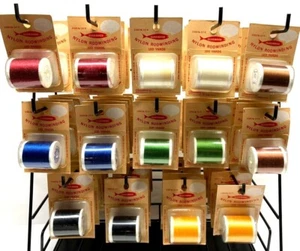 GUDEBROD Rod Winding Nylon Thread 100 Yard Spool Type E - Choose Your Color - Picture 1 of 97