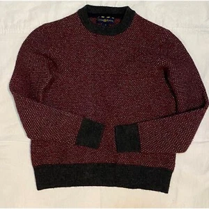 Club Room Boys Pullover Merino Blend Sweater Crew Neck Wine S Chest 30” Long SLV - Picture 1 of 8