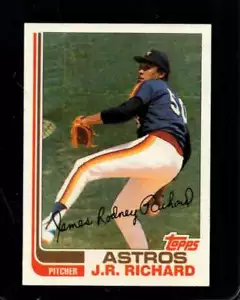 1982 TOPPS #190 J.R. RICHARD EXMT ASTROS CENTERED *X105428 - Picture 1 of 2
