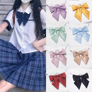 Japanese Girls JK Uniform Bow Tie Butterfly Cravat Sailor Suit Necktie Womens b