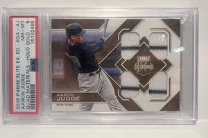 2016 Panini Elite Extra Edition Quad Materials Gold /99 Aaron Judge #QA-AJ - Picture 1 of 2
