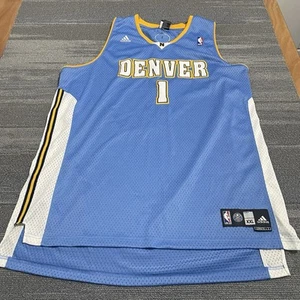 Denver Nuggets Jersey Mens XXL Blue Adidas Chauncey Billups Swingman NBA 2008 - Picture 1 of 12