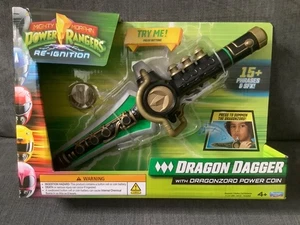 Mighty Morphin Power Rangers Re-Ignition Dragon Dagger with Dragonzord Coin - Picture 1 of 2