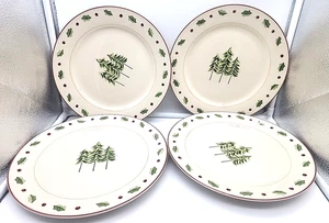 Merry Brite Weihnachten Speiseteller 10,5" 4er Set Top Zustand  - Bild 1 von 6