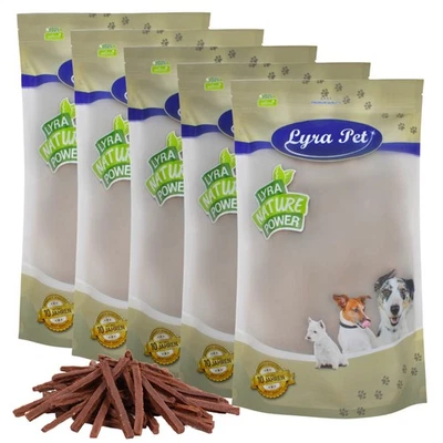 5 kg Rinderdörrfleisch Sticks Kausnack Kauartikel Hundefutter Rind Lyra Pet® - Bild 1 von 4