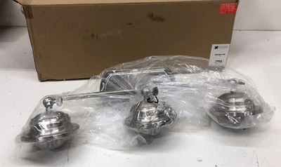 Golden Lighting Seaport 3-Light Pewter Vanity Light 9808-BA3 PW - Image 1 of 3