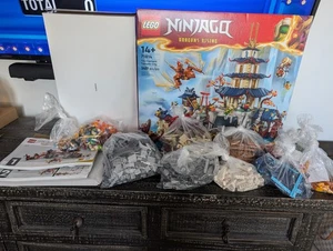 LEGO NINJAGO 71814 Tournament Temple City Complete Box Instructions Minifigures  - Picture 1 of 11