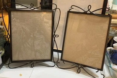 Marco de fotos Fetco International madera/metal 8x10 negro conjunto de dos Foto 1 de 4