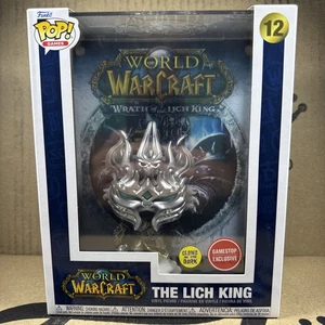 Funko POP World of Warcraft WRATH OF THE LICH KING  GameStop Ex #12 Figure Glows - Picture 1 of 1