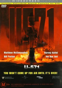 U-571 DVD MATTHEW McCONAUGHEY & JON BON JOVI 2000 - Picture 1 of 1