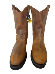 Botas Wellington de Trabajo Caterpillar Para Hombres Nuevas P74183 Austin Punta Suave Marrón 10.5 W - Imagen 1 de 8